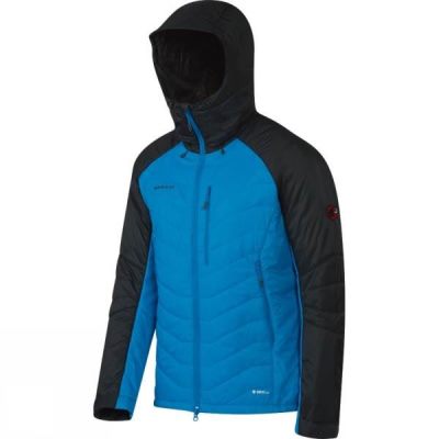 Chaquetas Mammut Rime Pro IS Hooded Hombre - Negras / Azules - Chile MPU894153